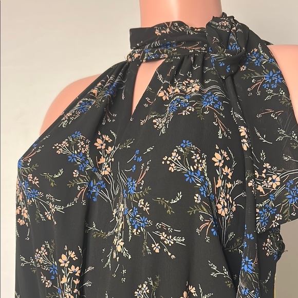 Cece Women's $119 Sleeveless Dancing Bouquets Romper Lined Floral Size 6 - Picture 5 of 16